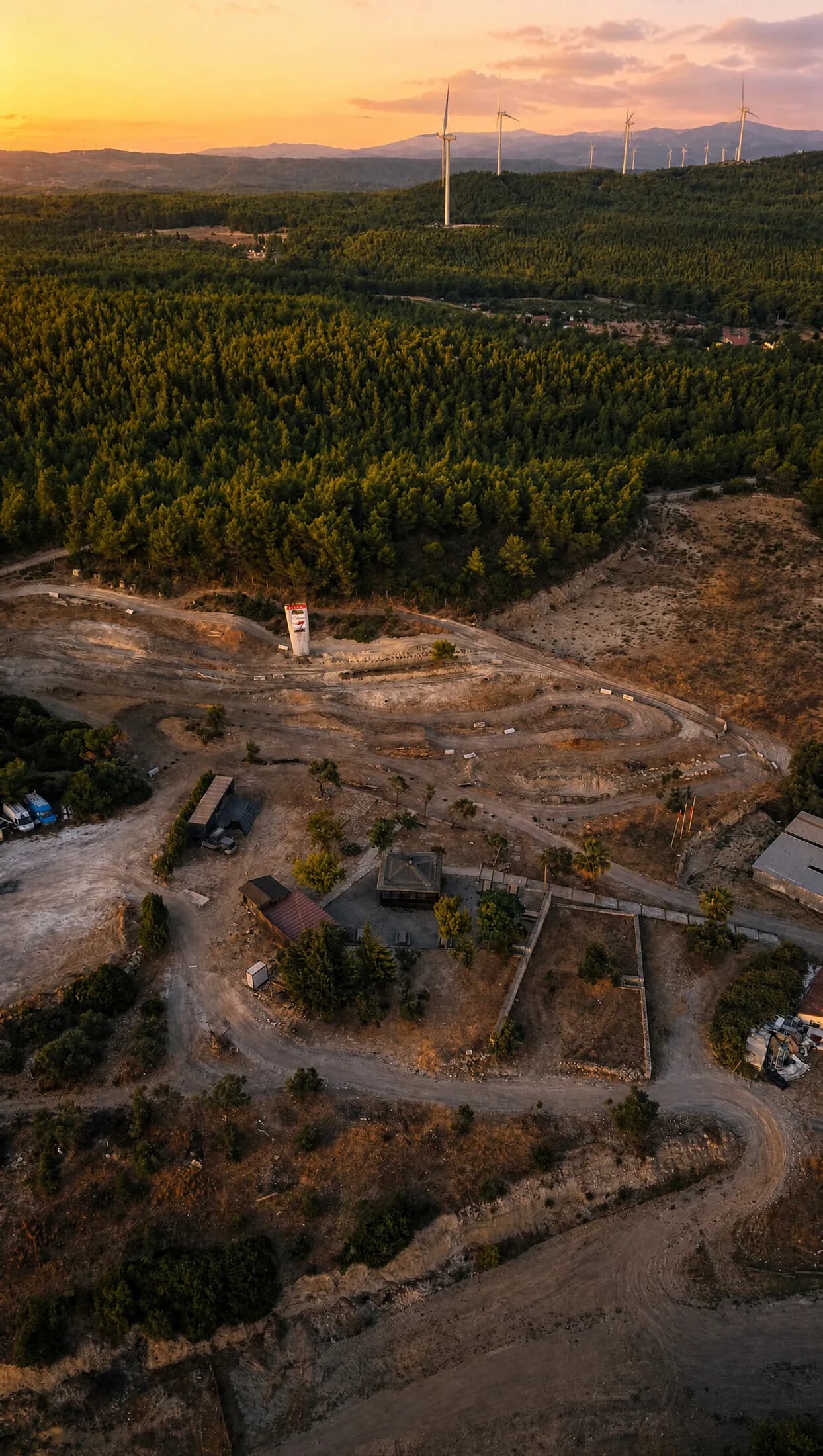 Tesisten Drone Görüntüsü