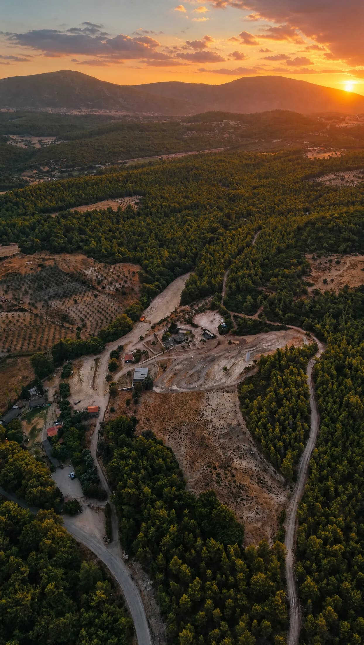 Tesisten Drone Görüntüsü