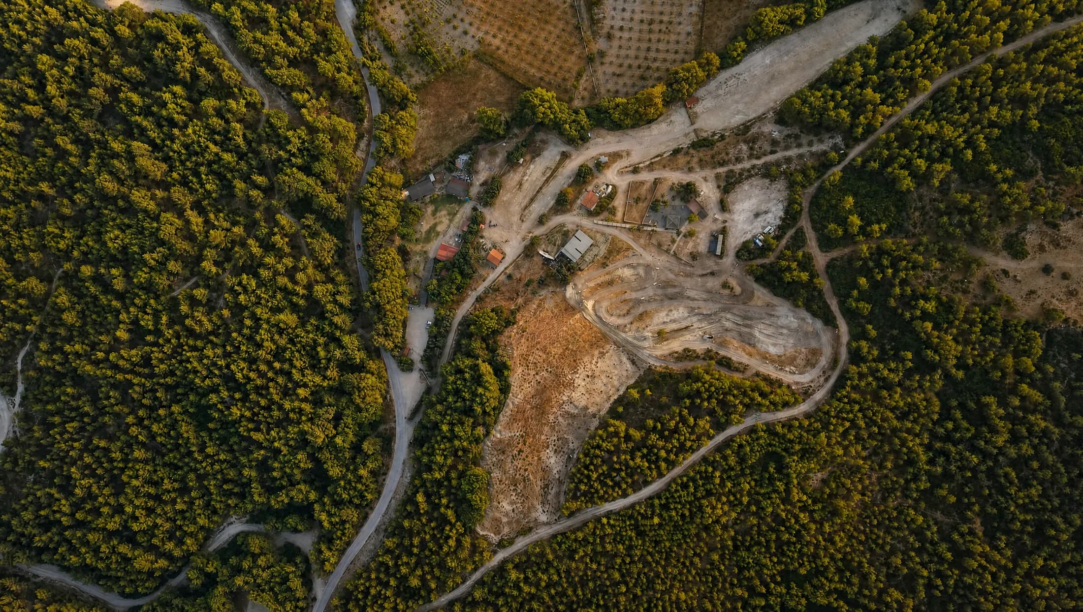 Tesisten Drone Görüntüsü